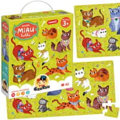 Toys CzuCzu Puzzle Miau Cats 40 el. ZA4598