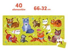 Toys CzuCzu Puzzle Miau Cats 40 el. ZA4598