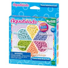 Aquabeads Paket Pastelnih Enobarvnih Perlic