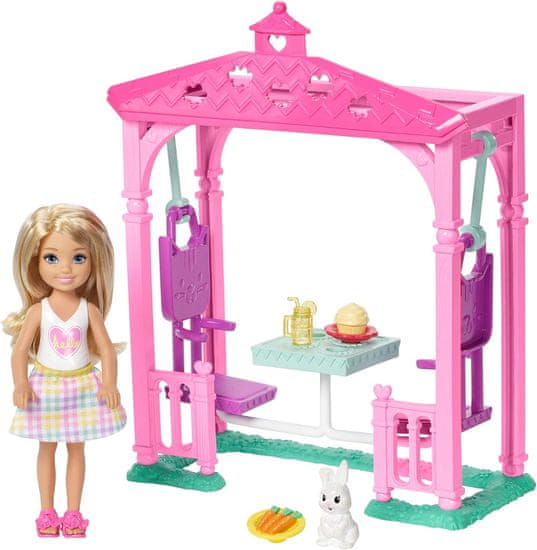 Mattel Mattel Club ChelseaIgrača set z lutko na pikniku (FDB34)