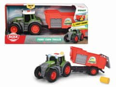 Dickie Traktor Fendt s prikolico 26cm