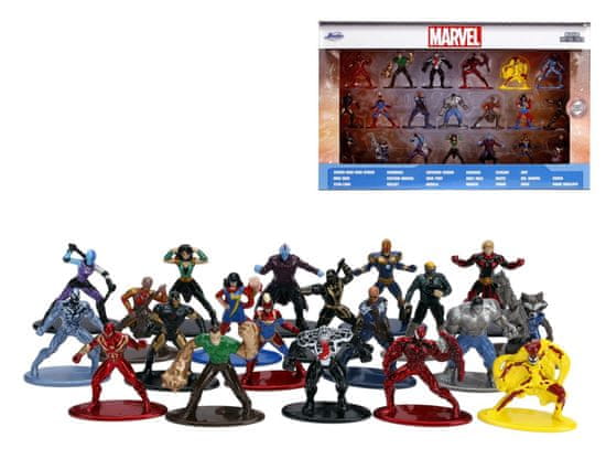 Jada Toys Marvel Metal zbirateljske nanofigurke 20 kosov, val 3