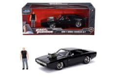 Jada Toys Hitri in drzni 1970 Dodge Charger 1:24 + figurica Dominica Toretta