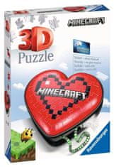 Ravensburger Puzzle 3D Heart Minecraft 54 kosov