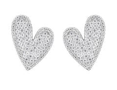 Preciosa Pure Love Glamour Cubic Zirconia Heart Earrings 5421 00