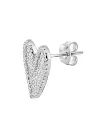 Preciosa Pure Love Glamour Cubic Zirconia Heart Earrings 5421 00