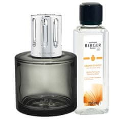 Maison Berger Paris Darilni set katalitična svetilka Aroma Energy grey + polnilo Fresh tonic 250 ml