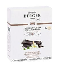 Maison Berger Paris Polnilo za avto difuzor Vanilla Magnificence (Car Diffuser Recharge/Refill) 2 kos