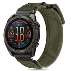 Tech-protect Scout Pro pašček za Garmin Fenix 5x / 5x Plus / 6x / 6x Pro / 7x / 8 51mm, military green