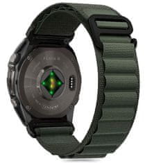 Tech-protect Nylon Pro pašček za Garmin Fenix 5x / 5x Plus / 6x / 6x Pro / 7x / 8 51mm, olive