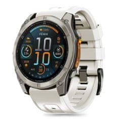 Tech-protect Silicone pašček za Garmin Fenix 5S / 5S Plus / 6S / 6S Pro / 7S / 8 43mm, titanium