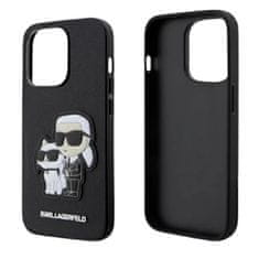 Karl Lagerfeld Ovitek Karl Lagerfeld "Saffiano - Karl and Choupette" za iPhone 13 Pro (KLHCP13LSANKCPK)