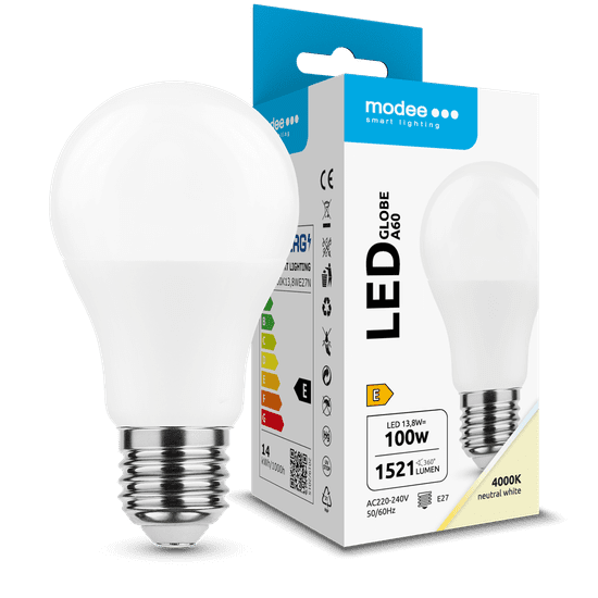 Modee LED žarnica E27 13,8W 6000K