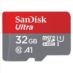 SanDisk Pomnilniška kartica Ultra microSDHC 32 GB 120 MB/s A1 Class 10 UHS-I z adapterjem