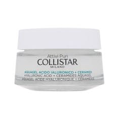 Collistar Pure Actives (Attivi Puri) Hyaluronic Acid + Ceramides Aquagel vlažilen in lifting gel za obraz 50 ml za ženske