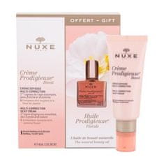 Nuxe Crème Prodigieuse Boost Set dnevna krema za obraz Creme Prodigieuse Boost Multi-Correction Silky Cream 40 ml + suho olje Huile Prodigieuse Florale 10 ml za ženske