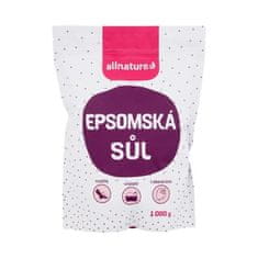 Allnature Epsom Salt sol za sprostitev mišic 1000 g unisex