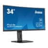 iiyama Monitor 86,4 cm (34,0) XCB3494WQSN-B5 3440x1440 Curved 120Hz VA 0,4ms HDMI DisplayPort USB-C 65W 4xUSB3.0 HAS 120Hz Zvočniki sRGB99% KVM RJ45