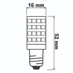 LUMILED 6x LED žarnica za hladilnike T25 E14 5W = 40W 470lm 3000K Toplo bela 320°