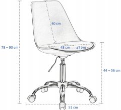 Miramarket Stol IGER črna/črna