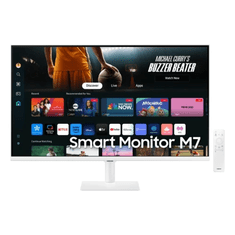 Samsung Smart Monitor M7 S32DM703UU pametni monitor, 81 cm (32), VA, 4K UHD, WiFi, bel (LS32DM703UUXDU)