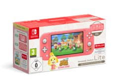 Nintendo Switch Lite konzola, Coral Isabelle Aloha Edition + 12 mesečna naročnina