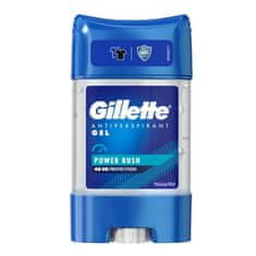 Gillette Gel antiperspirant za moške Power Rush 70 ml