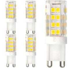 LUMILED 5x LED žarnica G9 capsule 5W = 40W 460lm 3000K Toplo bela 360°