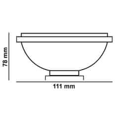 LUMILED 10x LED žarnica 12V AR111 G53 15W = 100W 1521lm Nevtralno bela 24° srebrna