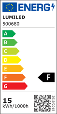 LUMILED 10x LED žarnica ES111 GU10 15W = 100W 1521lm 3000K Toplo bela 38°