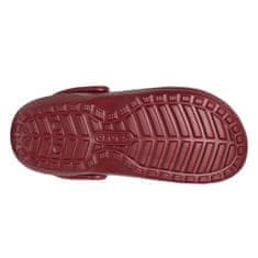 Crocs Škornji bordo rdeča 39 EU Classic Lined Neo Puff