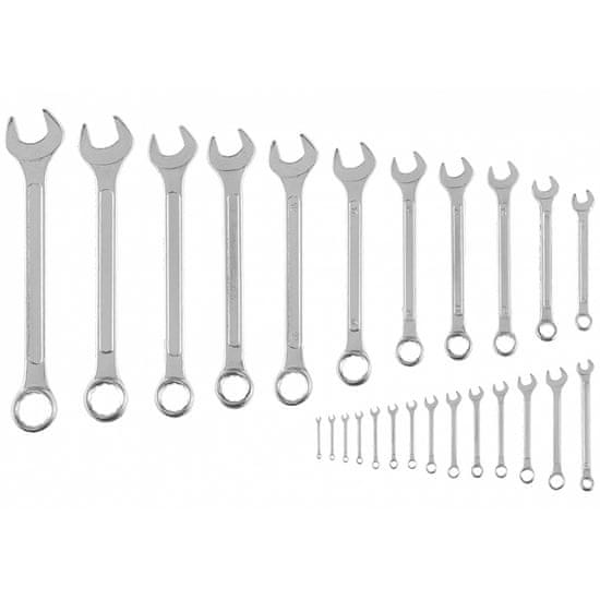 TOP TOOLS Kombinirani ključi 6-32 mm, set 25 kos.