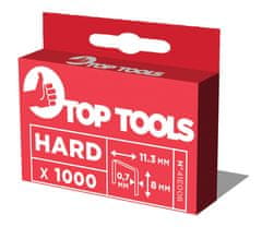 TOP TOOLS Sponke tipa J, 8 mm, 1000 kos.