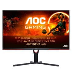 AOC U32G3X 31,5" IPS 4k UHD 144Hz gaming monitor