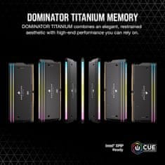 Corsair DOMINATOR TITANIUM RGB 64GB (2x32GB) DDR5 6400MHz CL32, 1.32V