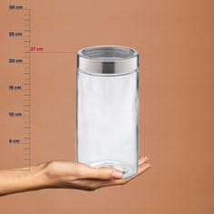 Posoda za hrano Kara glass transparent 22,0cm 11,0cm 1,7l KL-15296