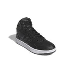 Adidas Čevlji obutev za tek črna 42 2/3 EU Hoops 3.0 Mid