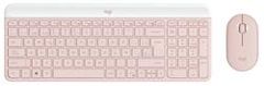 Logitech Slim Wireless Keyboard and Mouse Combo MK470 - ROSE - US INT'L - INTNL