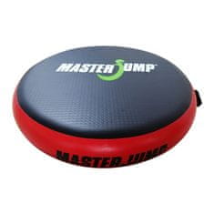 Miramarket Airspot MASTERJUMP diamter gimnastična blazina v obliki kolesa 100 x 20 cm črno-rdeča