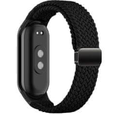 Tech-protect Nylonmag pašček za Xiaomi Smart Band 8 / 9 / NFC, black