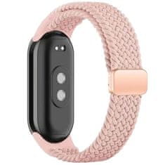 Tech-protect Nylonmag pašček za Xiaomi Smart Band 8 / 9 / NFC, dusty rose