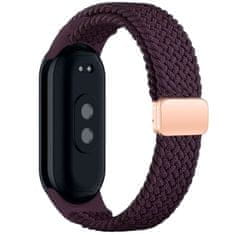 Tech-protect Nylonmag pašček za Xiaomi Smart Band 8 / 9 / NFC, dark cherry