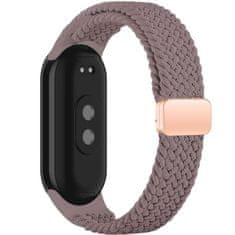 Tech-protect Nylonmag pašček za Xiaomi Smart Band 8 / 9 / NFC, lilac mist