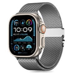 Tech-protect Milano pašček za Apple Watch 44/45/46/49mm, silver