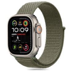 Tech-protect Nylon pašček za Apple Watch 44/45/46/49mm, cargo khaki