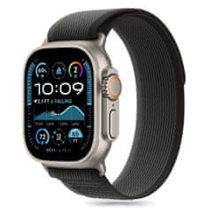 Tech-protect Nylon Stripe pašček za Apple Watch 44/45/46/49mm, black orange