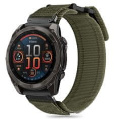 Tech-protect Scout Pro pašček za Garmin Fenix 5 / 6 / 6 Pro / 7 / 8 47mm / E, military green