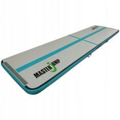 Miramarket Napihljiva gimnastična blazina AirTrack MASTER S-Pro 300 x 100 x 10 cm Grey-Teal