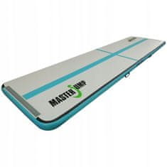 Miramarket Napihljiva gimnastična blazina AirTrack MASTER S-Pro 400 x 100 x 10 cm Grey-Teal