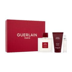 Guerlain Habit Rouge Set toaletna voda 100 ml + toaletna voda 10 ml + gel za prhanje 75 ml za moške